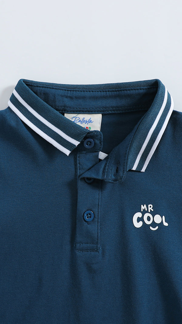 Polo Azul Turquí MR. COOL