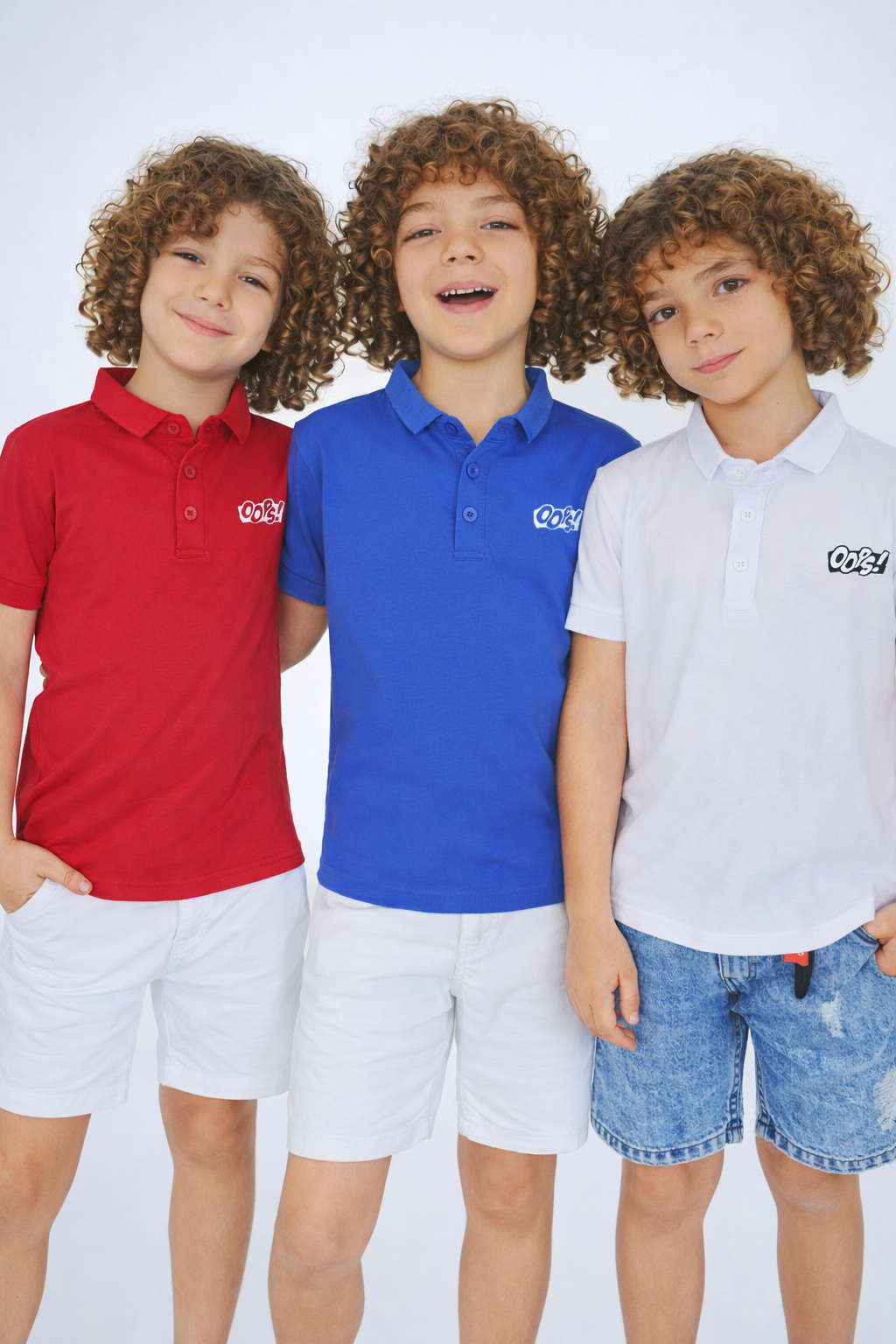Pack x3 Camisetas Polo para Niño