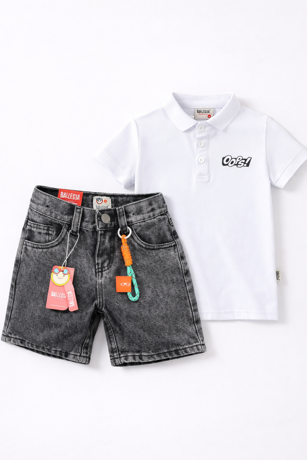 Pack Bermuda Denim+ Camiseta Polo Ballesta