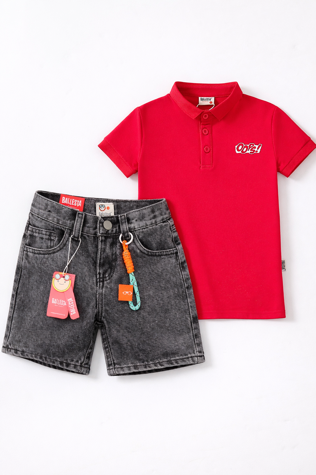 Pack Bermuda Denim+ Camiseta Polo Ballesta