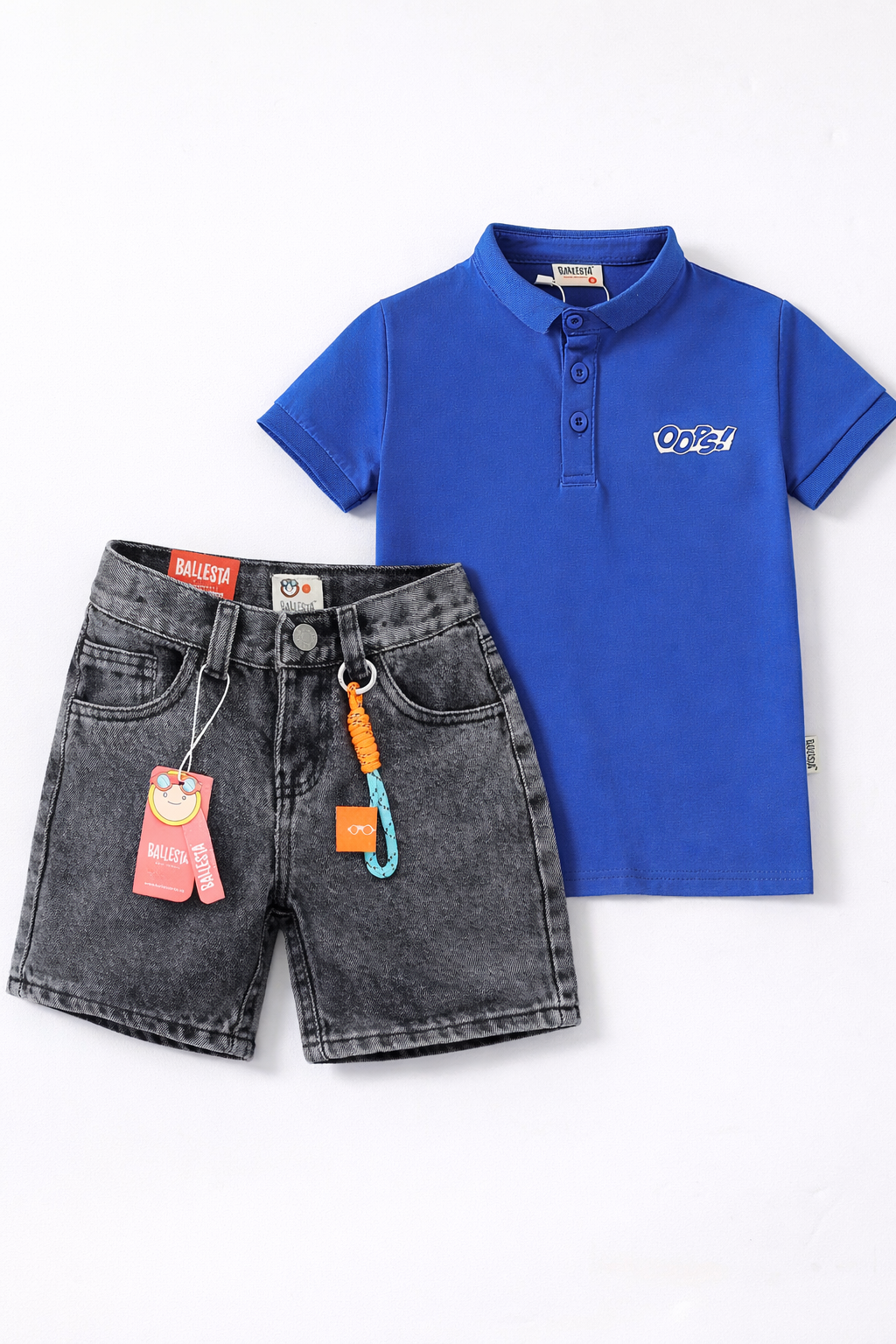 Pack Bermuda Denim+ Camiseta Polo Ballesta