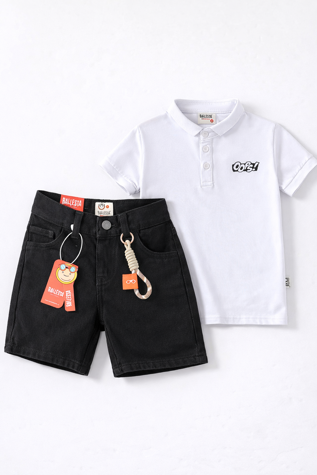 Pack Bermuda Denim+ Camiseta Polo Ballesta