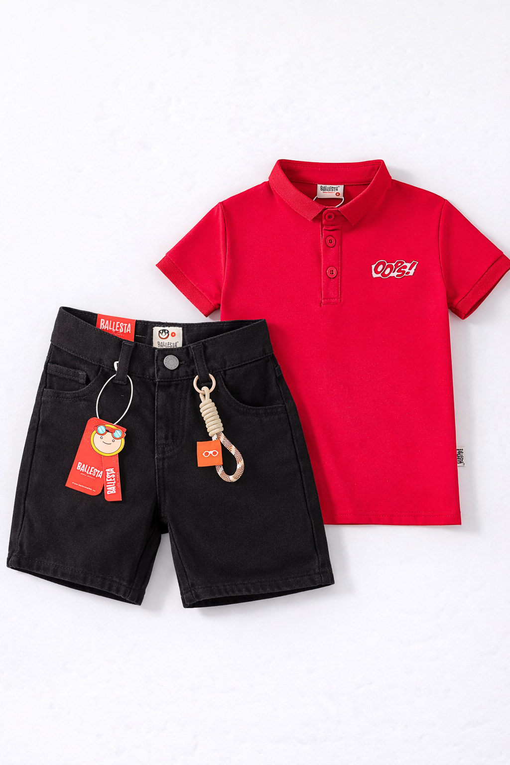 Pack Bermuda Denim+ Camiseta Polo Ballesta