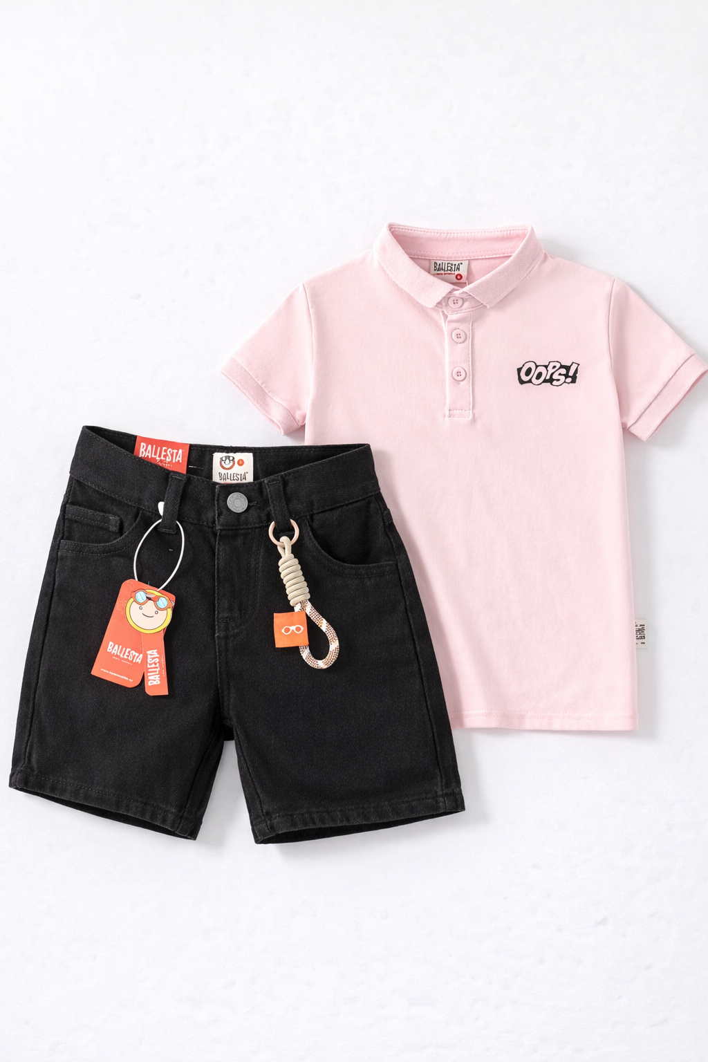 Pack Bermuda Denim+ Camiseta Polo Ballesta