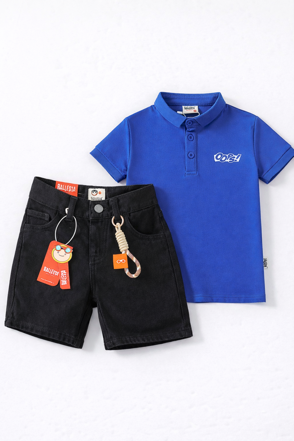 Pack Bermuda Denim+ Camiseta Polo Ballesta