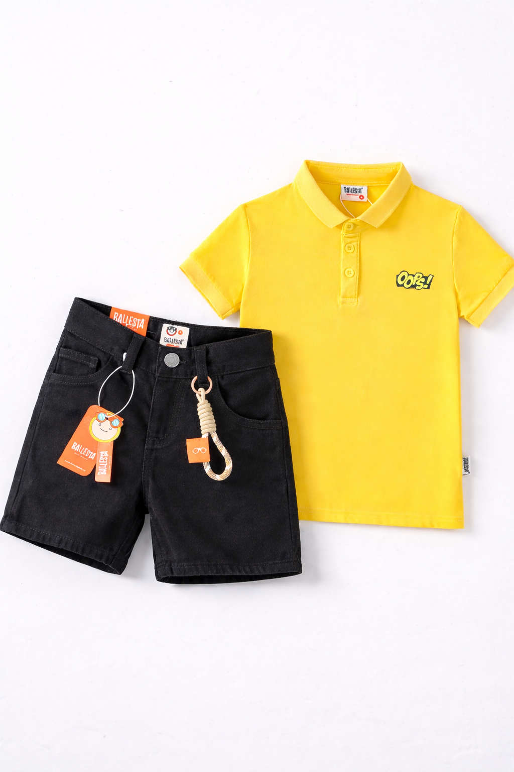 Pack Bermuda Denim+ Camiseta Polo Ballesta