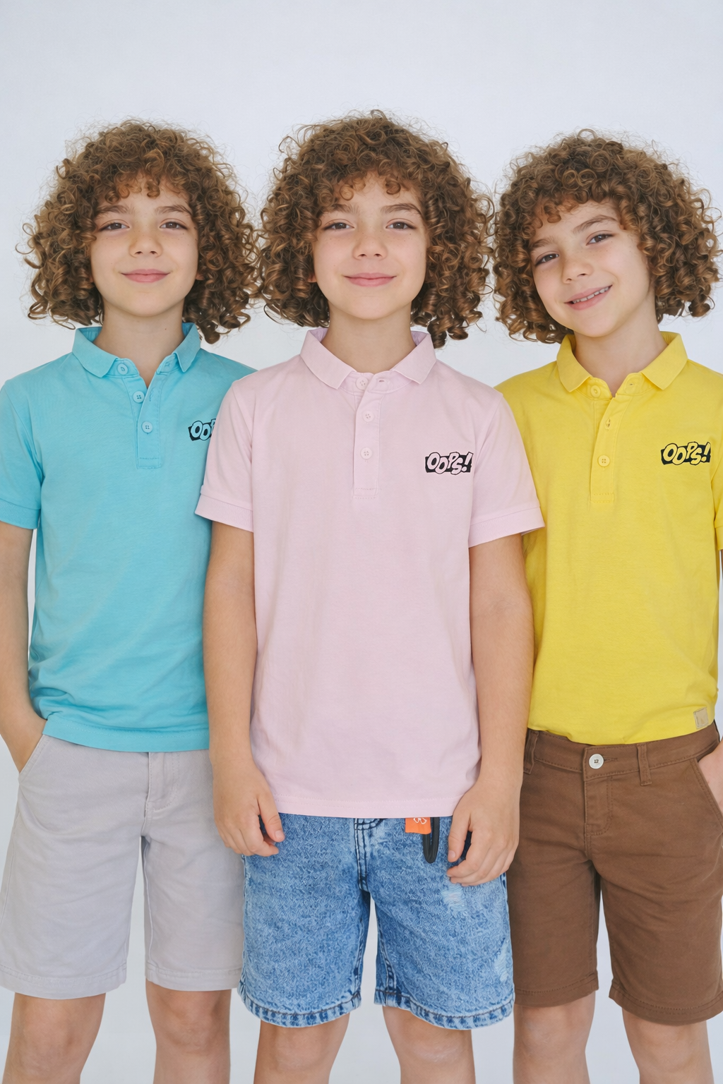 Pack x3 Camisetas Polo para Niño