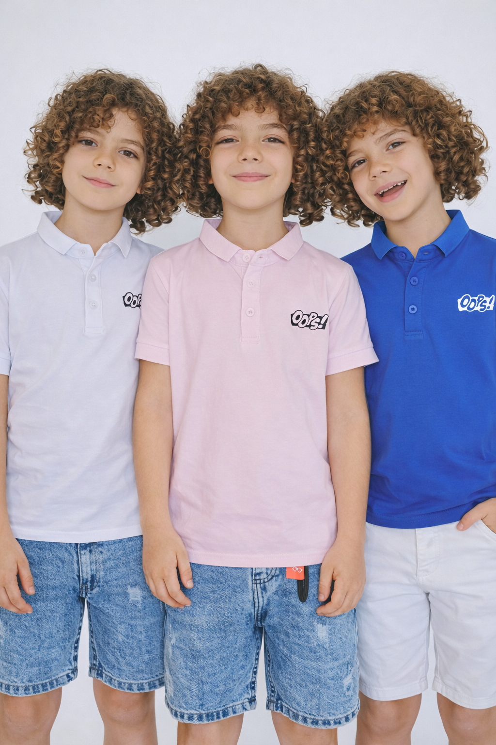 Pack x3 Camisetas Polo para Niño