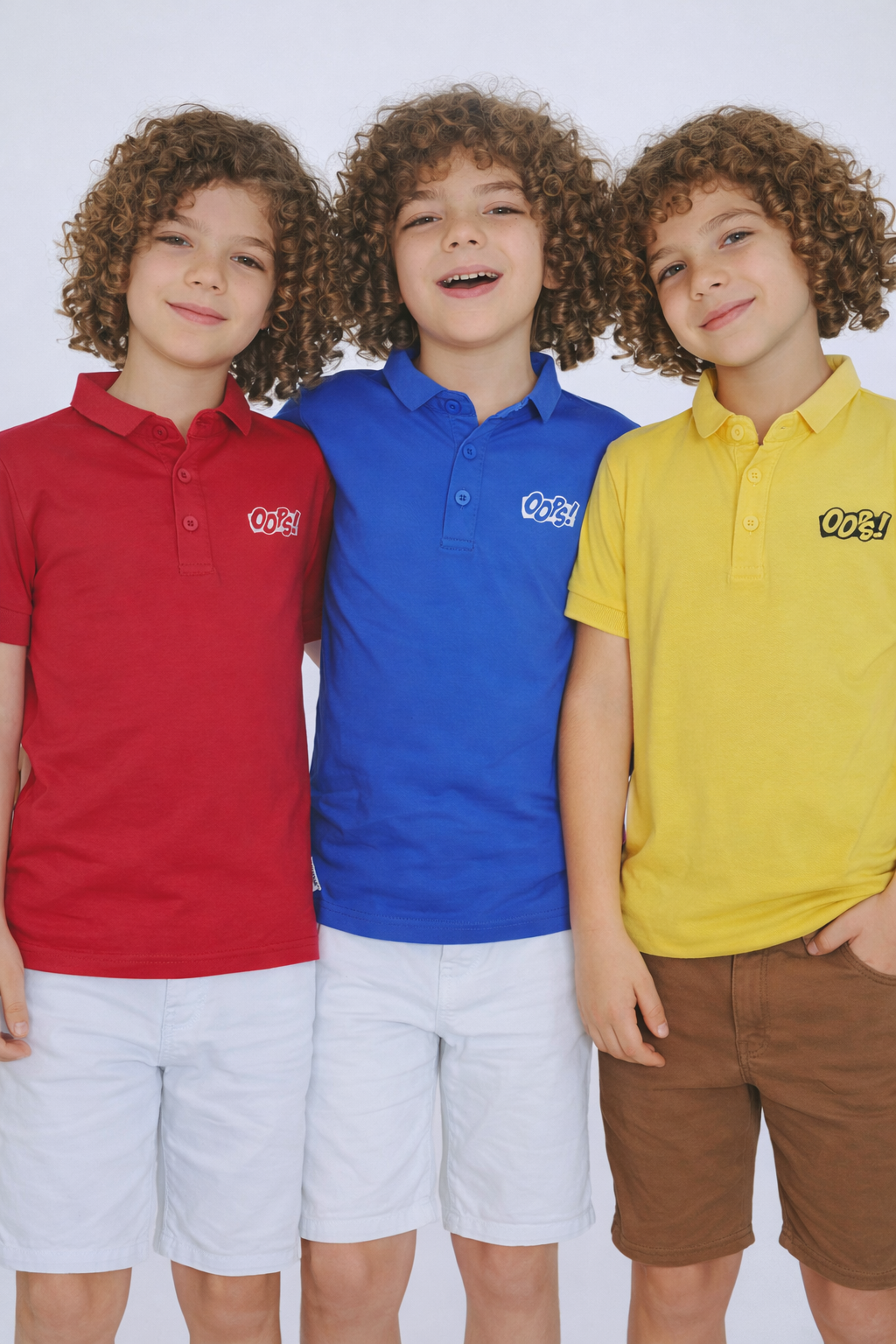 Pack x3 Camisetas Polo para Niño