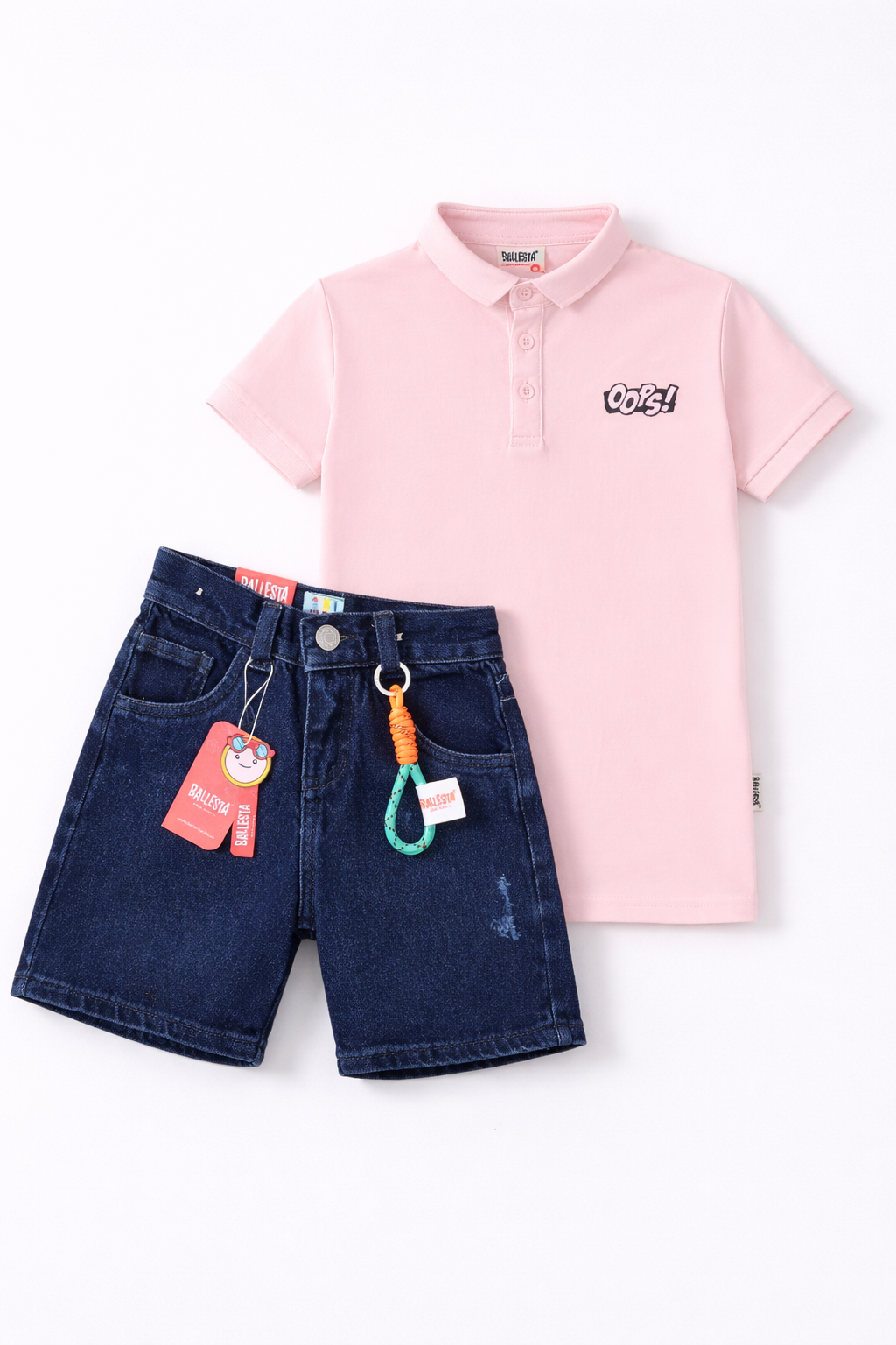 Pack Bermuda Denim+ Camiseta Polo Ballesta